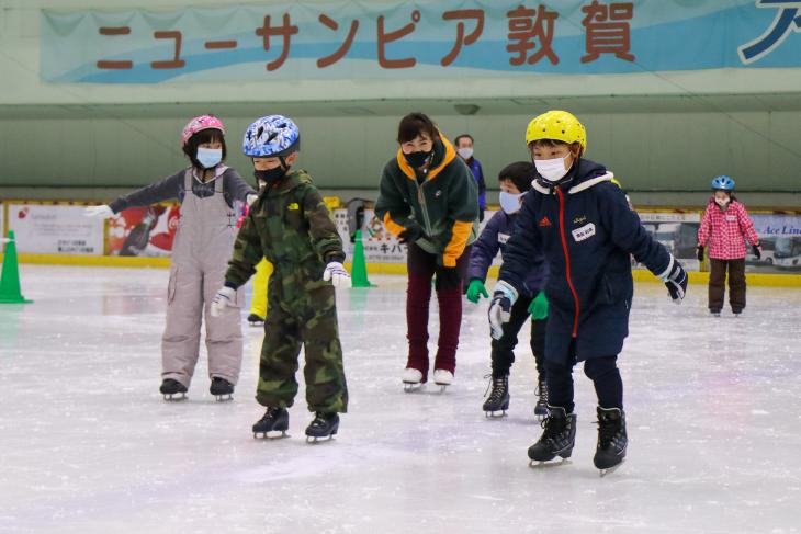 スケート教室の様子