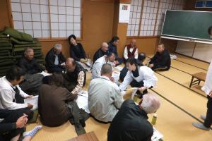 杉箸区民のグループワークの写真