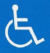 障害者のための国際シンボルマークのイラスト