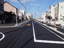 道路改良工事写真