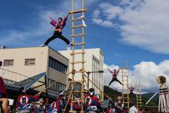 消防鳶隊演技（4日） 