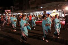 民謡踊りの夕べの様子