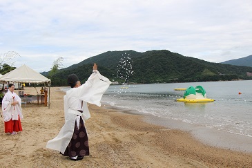 海開き式の様子2