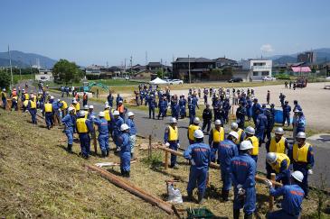 訓練会場の様子