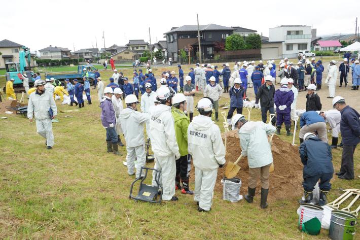 訓練会場の様子