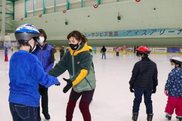 スケート教室の様子