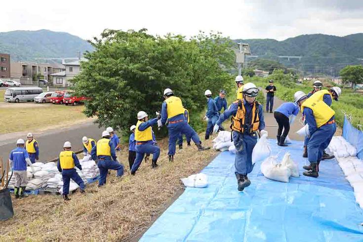 改良積み土のう工法