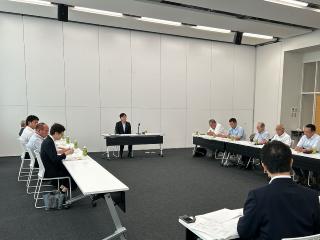 敦賀市原子力発電所懇談会開催の様子