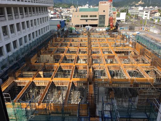 新庁舎建設工事の写真（令和2年9月）