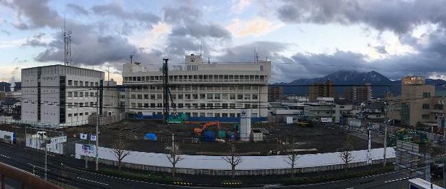 新庁舎建設工事の写真（令和2年2月）