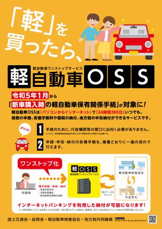 令和5年から1月から軽自動車を新車で購入した際に必要な手続きをパソコンからできるようになります。