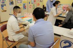 歯科健診の様子