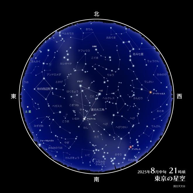 8月の星空