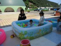 水あそびの写真