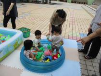 水あそびの写真