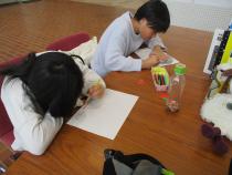 母の日似顔絵プレゼントの写真