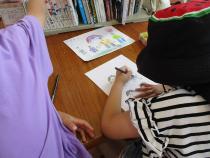 父の日似顔絵　写真