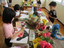 絵画クラブ6月15日　写真