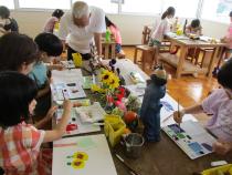 絵画クラブ6月22日　写真