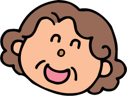 敬老の日　おばあちゃんの似顔絵