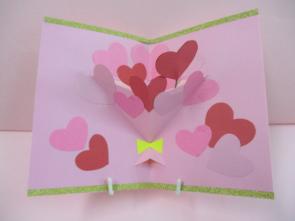 バレンタインカードの写真