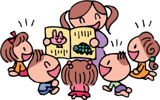 読み聞かせのイラスト