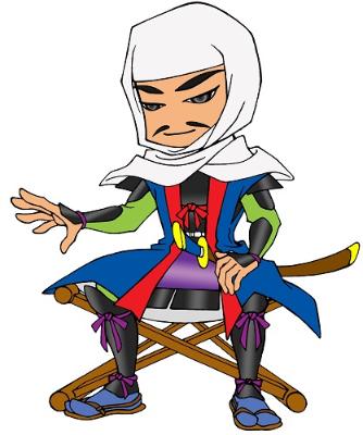敦賀城主大谷吉継　キャラクター【よっしー】イラスト