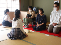 北地区文化展での茶道ふるまい