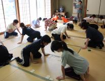 かるた教室の様子