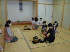 お茶教室の様子