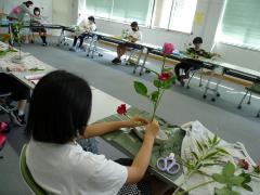 お花教室の様子