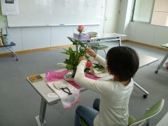 お花教室の様子