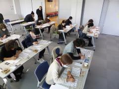 己書教室の様子