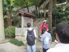 金ヶ崎宮の鳥居前の写真