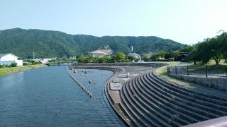櫛川河川公園　井の口川　護岸清掃