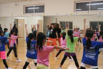 子どもたちのダンスレッスンの様子