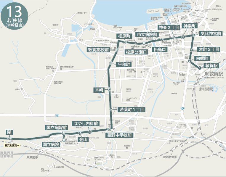 菅浜線路線図