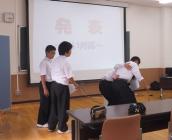 話し合った内容を発表しました。