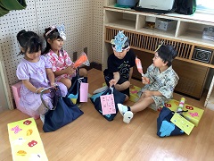 イートインスペースも、大賑わいだったよ
