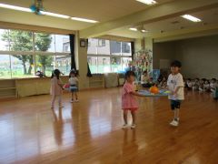 ボール運びゲームをしたよ