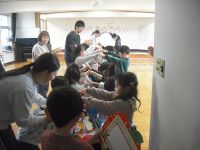 アーチで退場