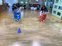 異年齢グループでゲームあそび