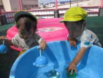 水遊び