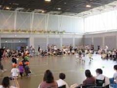 いちご組がかけっこをしています。