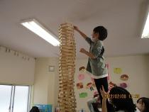 高く積むよ