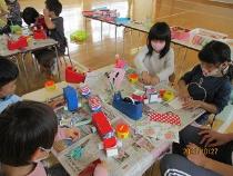 後期クラブは工作