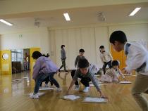 ゲームで大盛り上がり