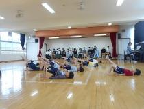 お腹を支える力も付きました