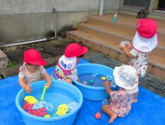 冷たいお水気持ちいいね！