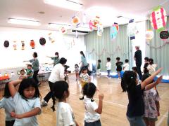 みんなでおどりをおどったよ